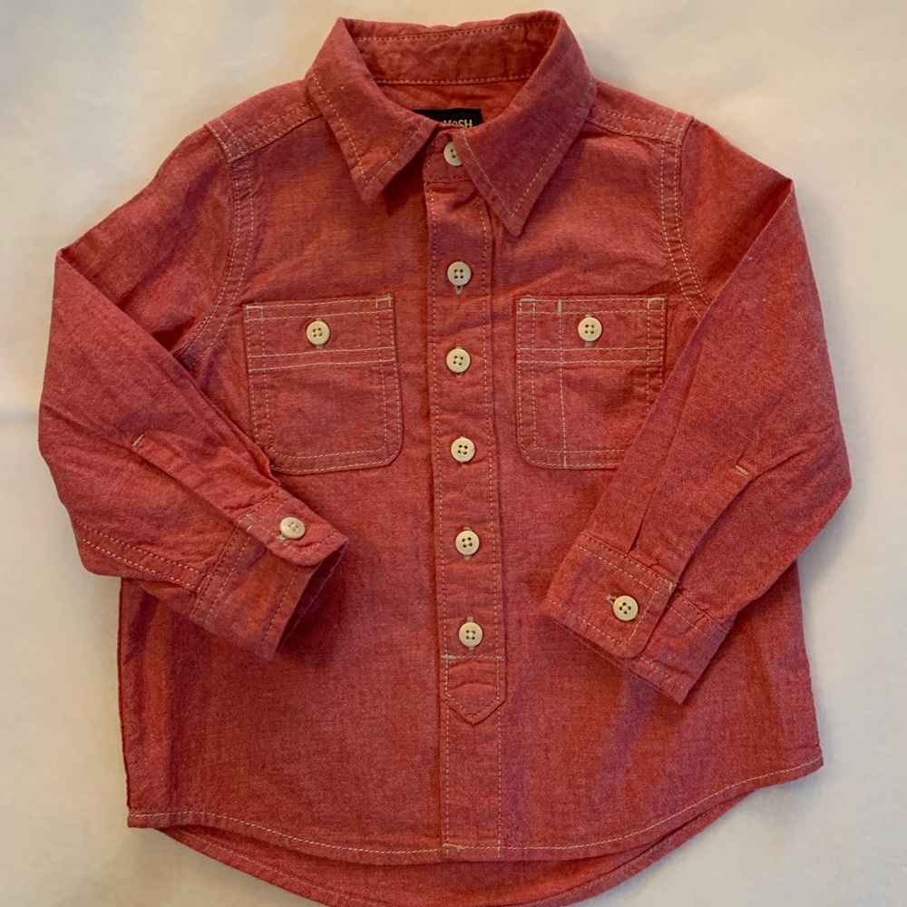 OshKosh Button Down Long Sleeve Shirt size 2T